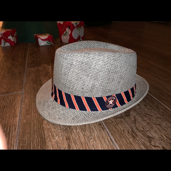 Adult unisex fedora hat Houston Astros